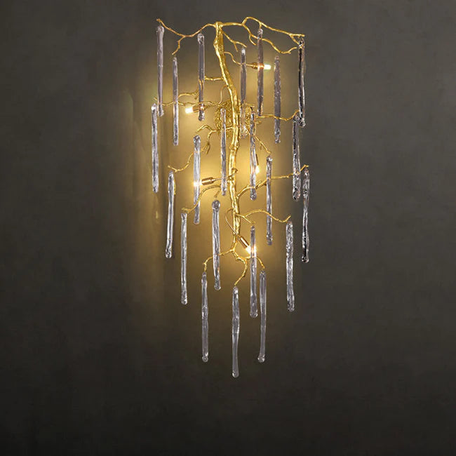 Modern Luxury Crystal Branch Wall Sconce