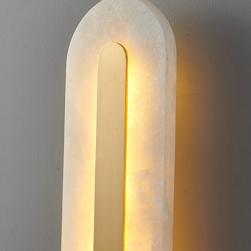 Marble Rounded Wall Light