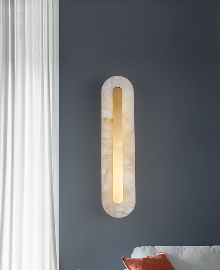 Marble Rounded Wall Light