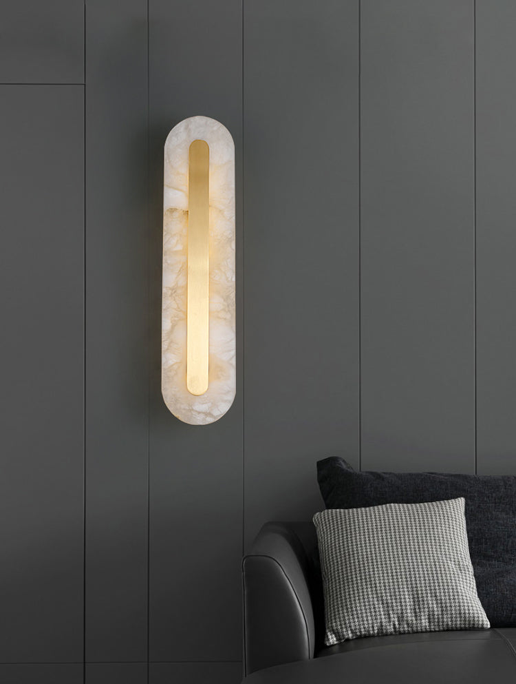 Marble Rounded Wall Light