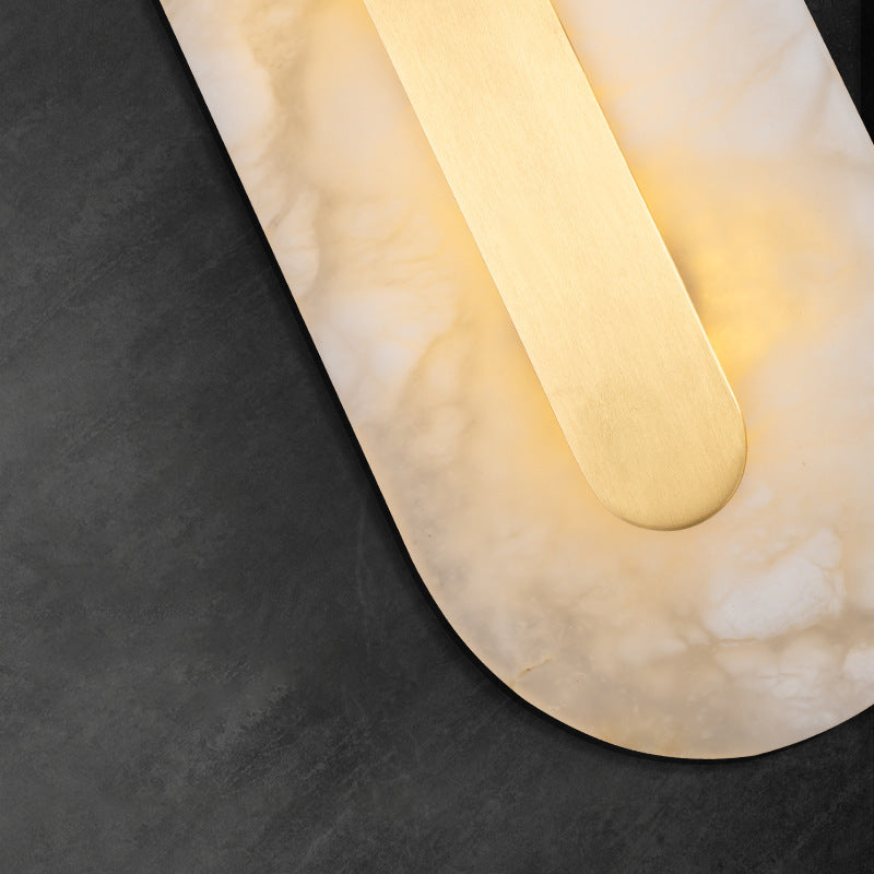 Marble Rounded Wall Light