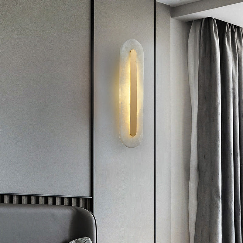 Marble Rounded Wall Light