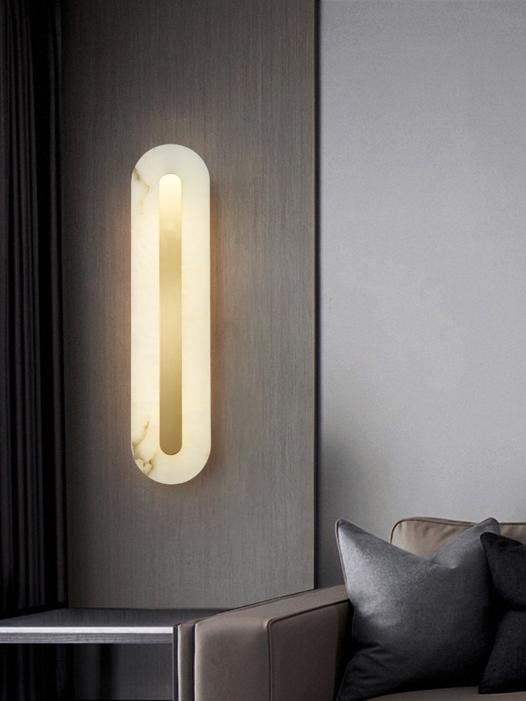 Marble Rounded Wall Light