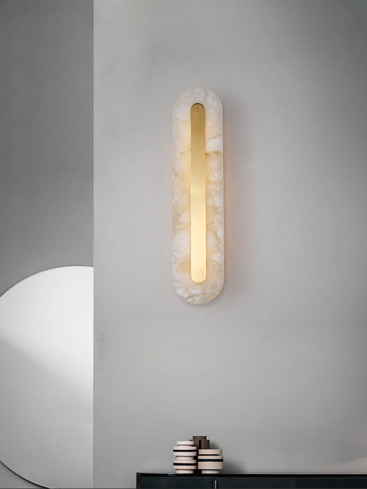 Marble Rounded Wall Light