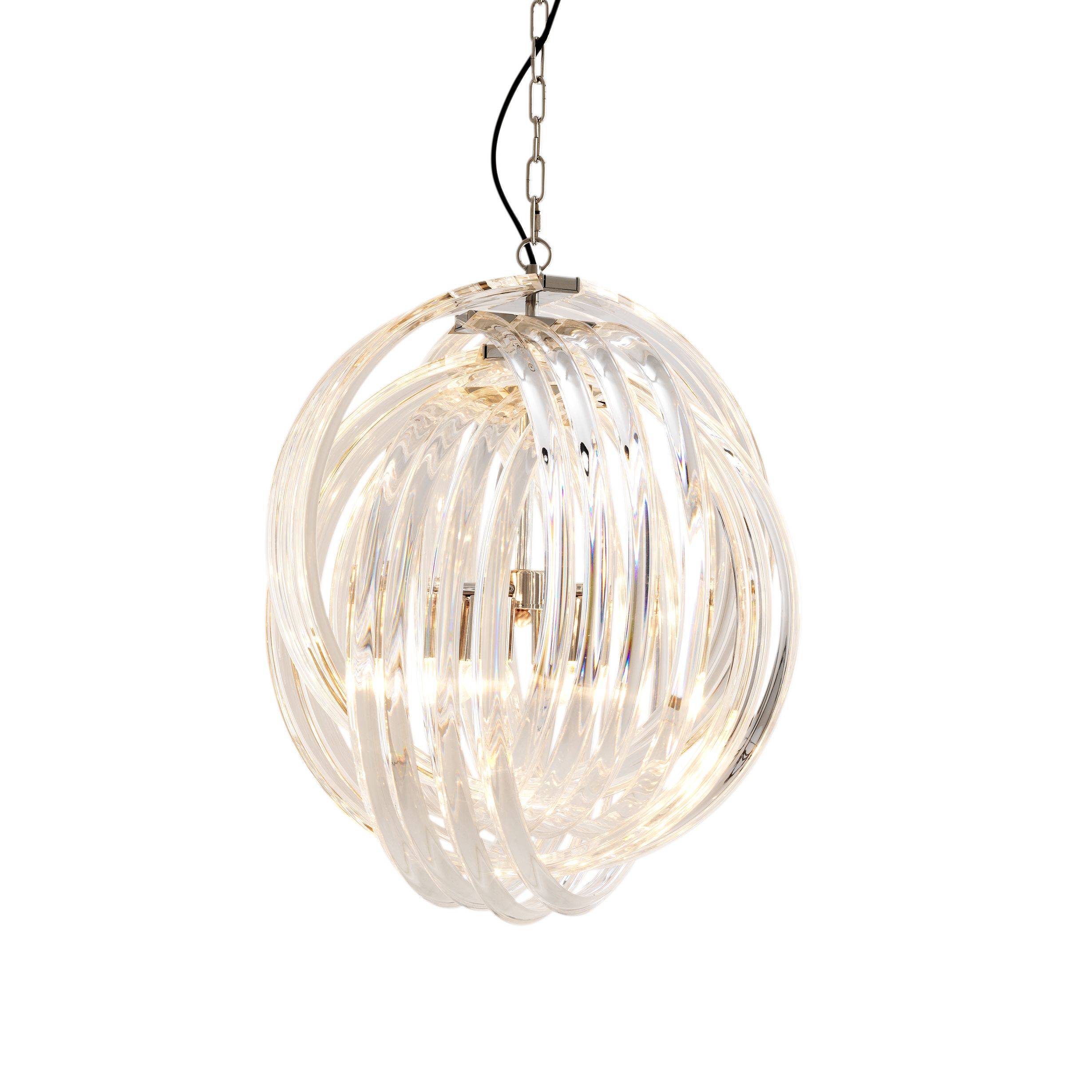 Marco Polo M Modern Chandelier - Nickel