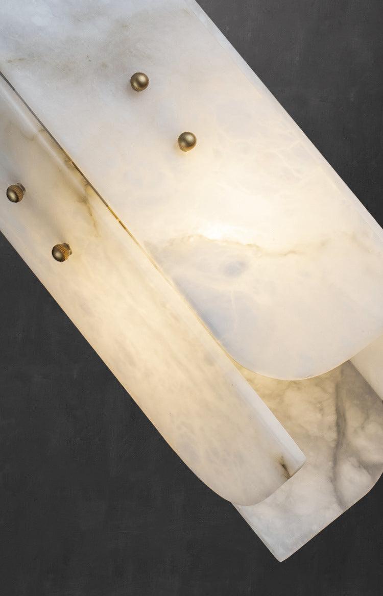 Megalith Mini Alabaster Pendant Light