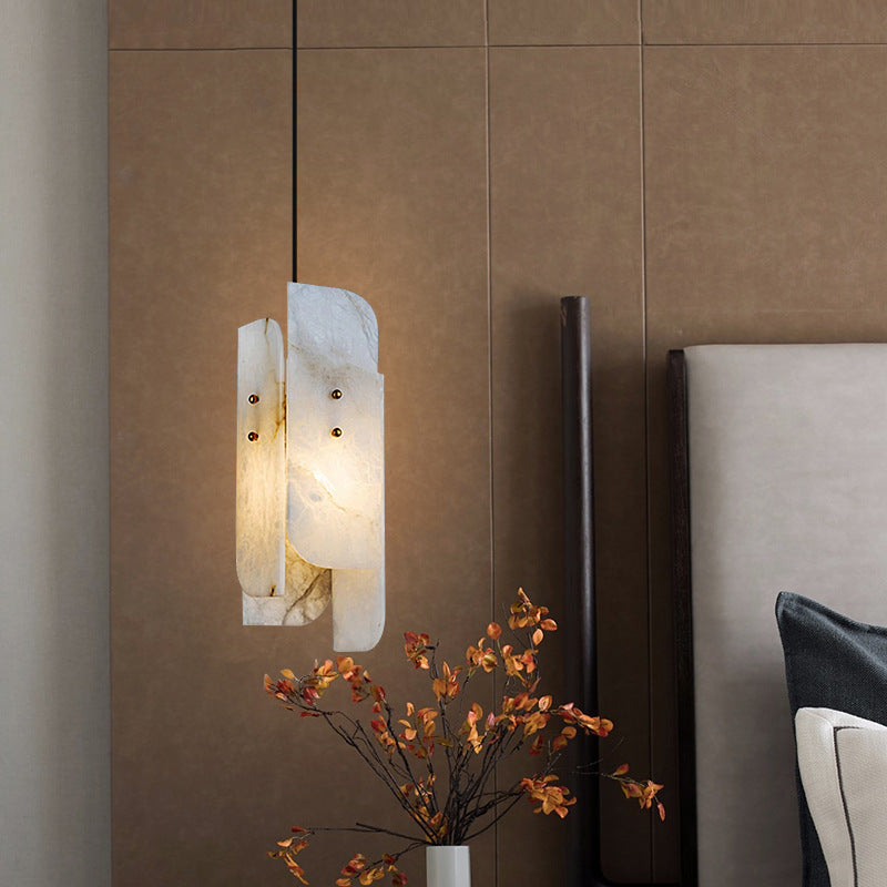 Megalith Mini Alabaster Pendant Light