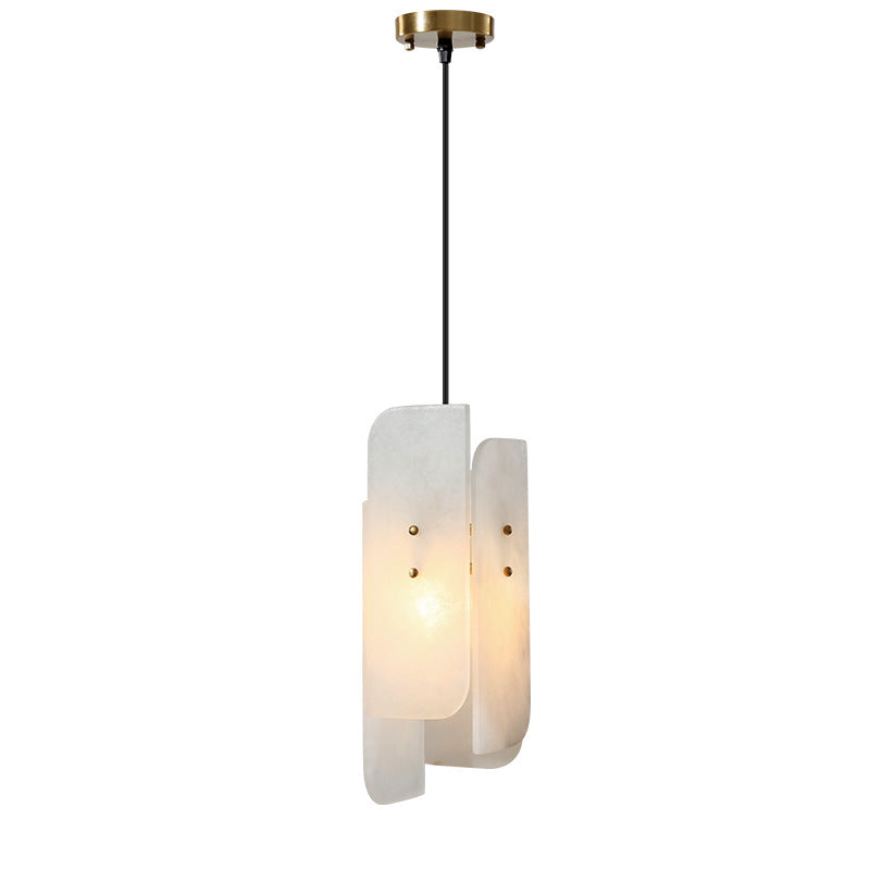 Megalith Mini Alabaster Pendant Light