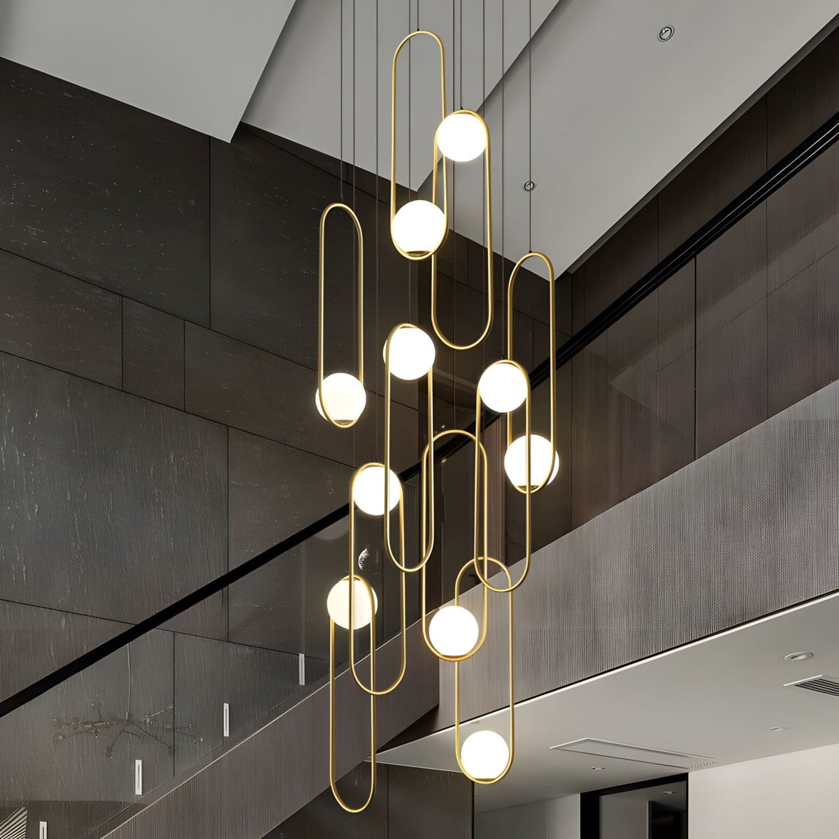 Mila Multi-Light Staircase Chandelier