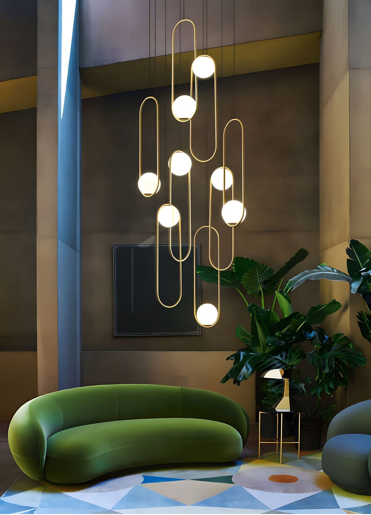 Mila Multi-Light Staircase Chandelier