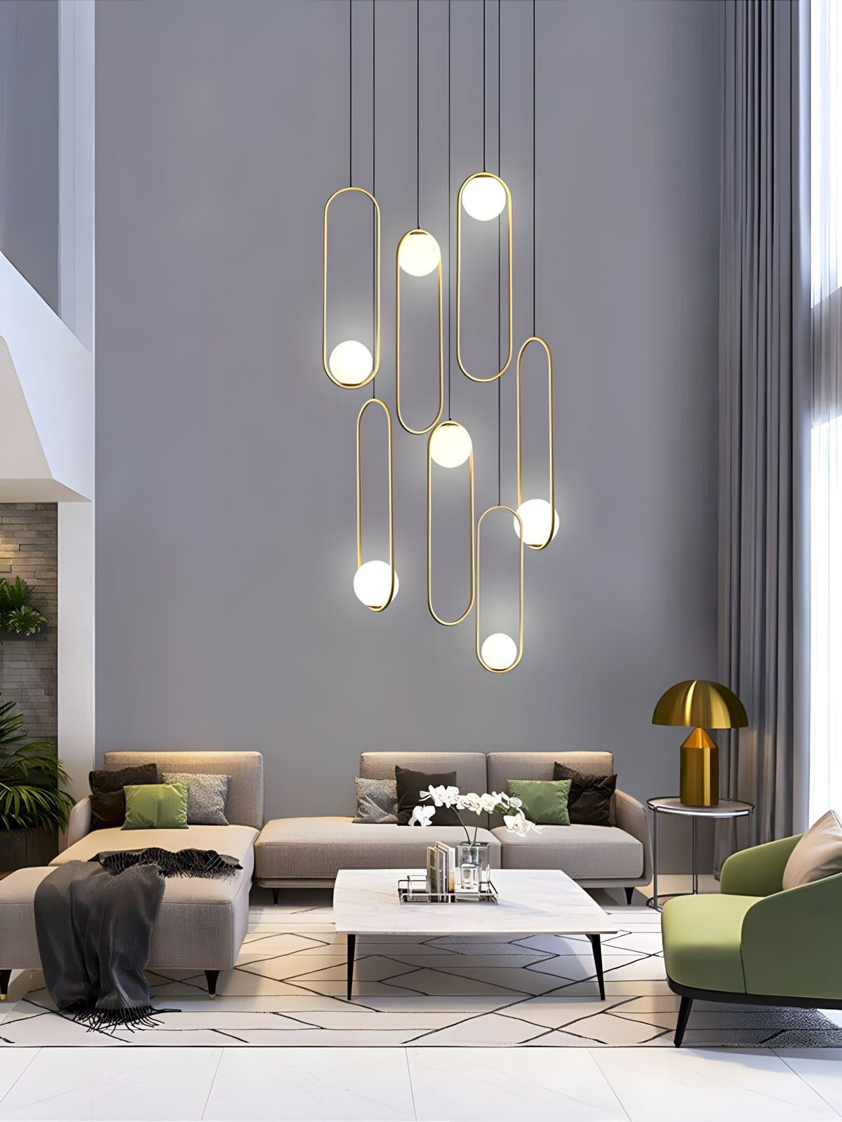 Mila Multi-Light Staircase Chandelier