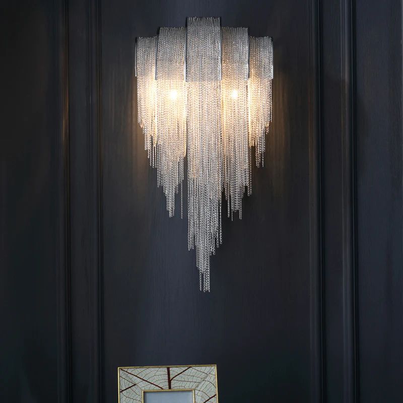 Tassel Chain Modern Wall Sconce