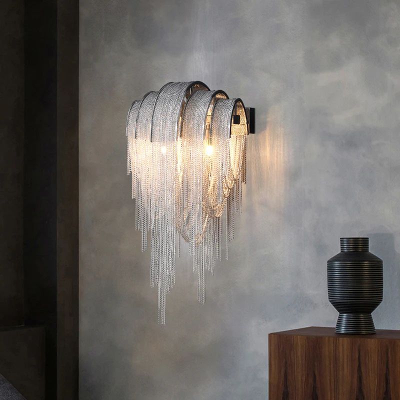 Tassel Chain Modern Wall Sconce