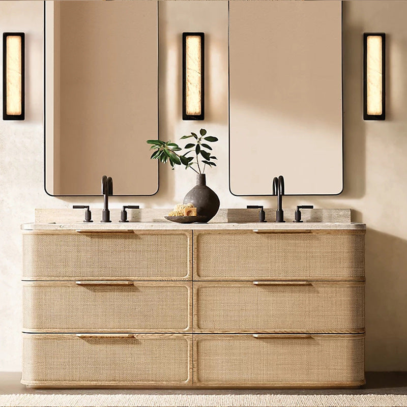 Elegant Montreux AlabasterMarble Wall Lamp with LED