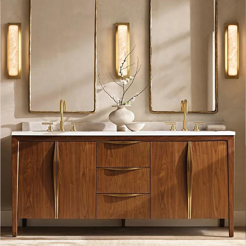 Elegant Montreux AlabasterMarble Wall Lamp with LED