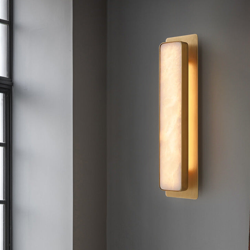 Elegant Montreux AlabasterMarble Wall Lamp with LED