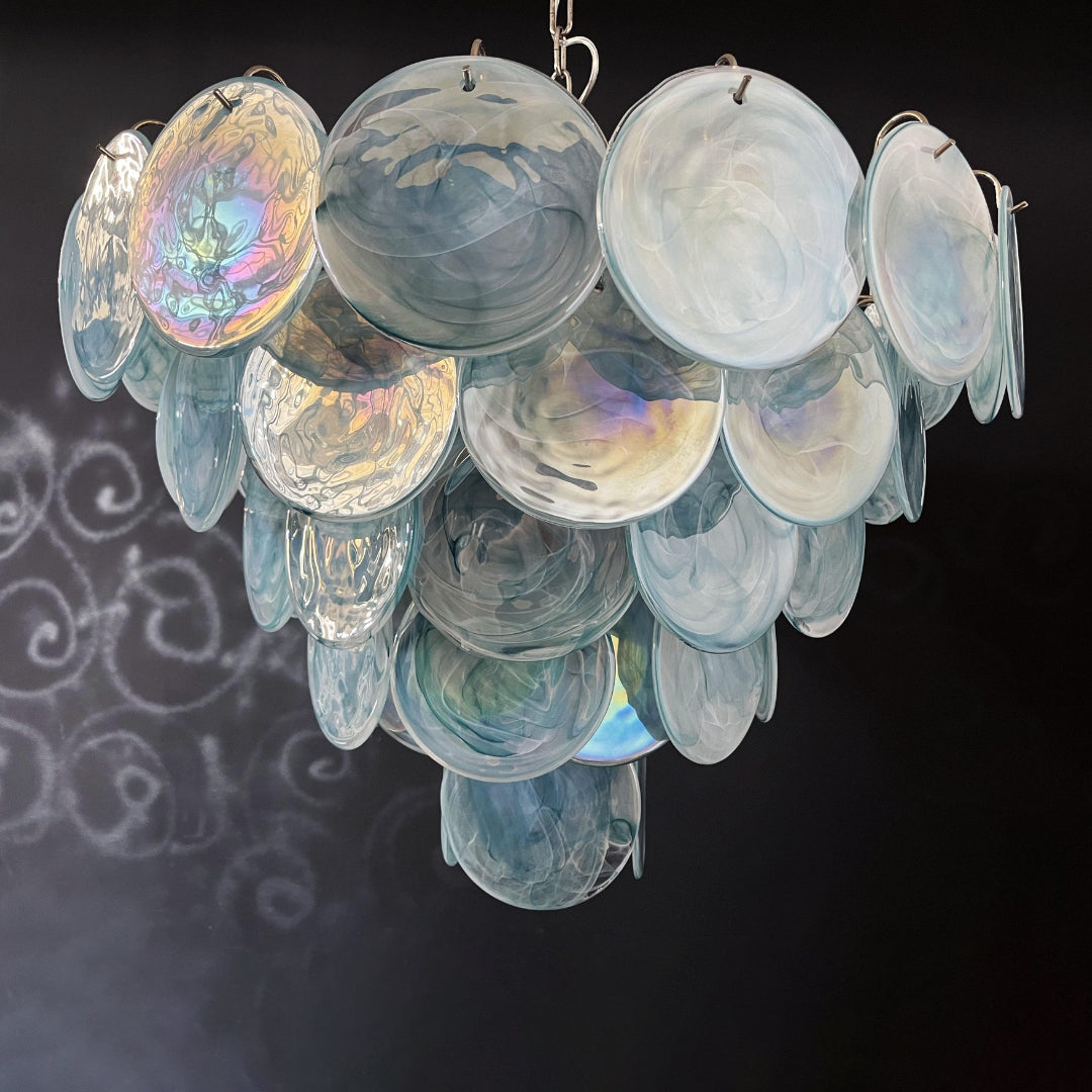 Murano Chandelier 57 Blue