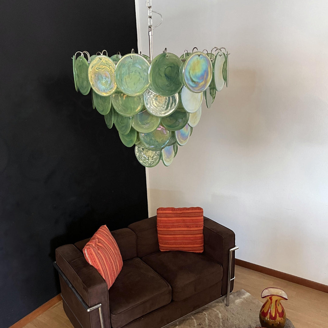 Murano Chandelier 57 Green