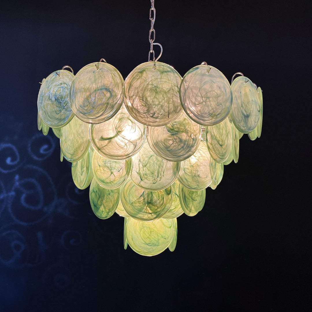 Murano Chandelier 57 Green