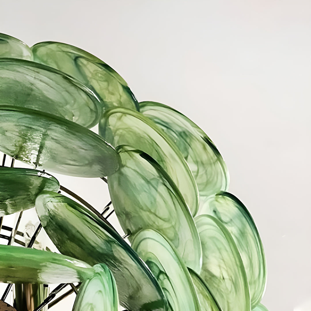 Murano Chandelier 57 Green