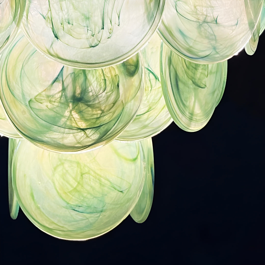 Murano Chandelier 57 Green