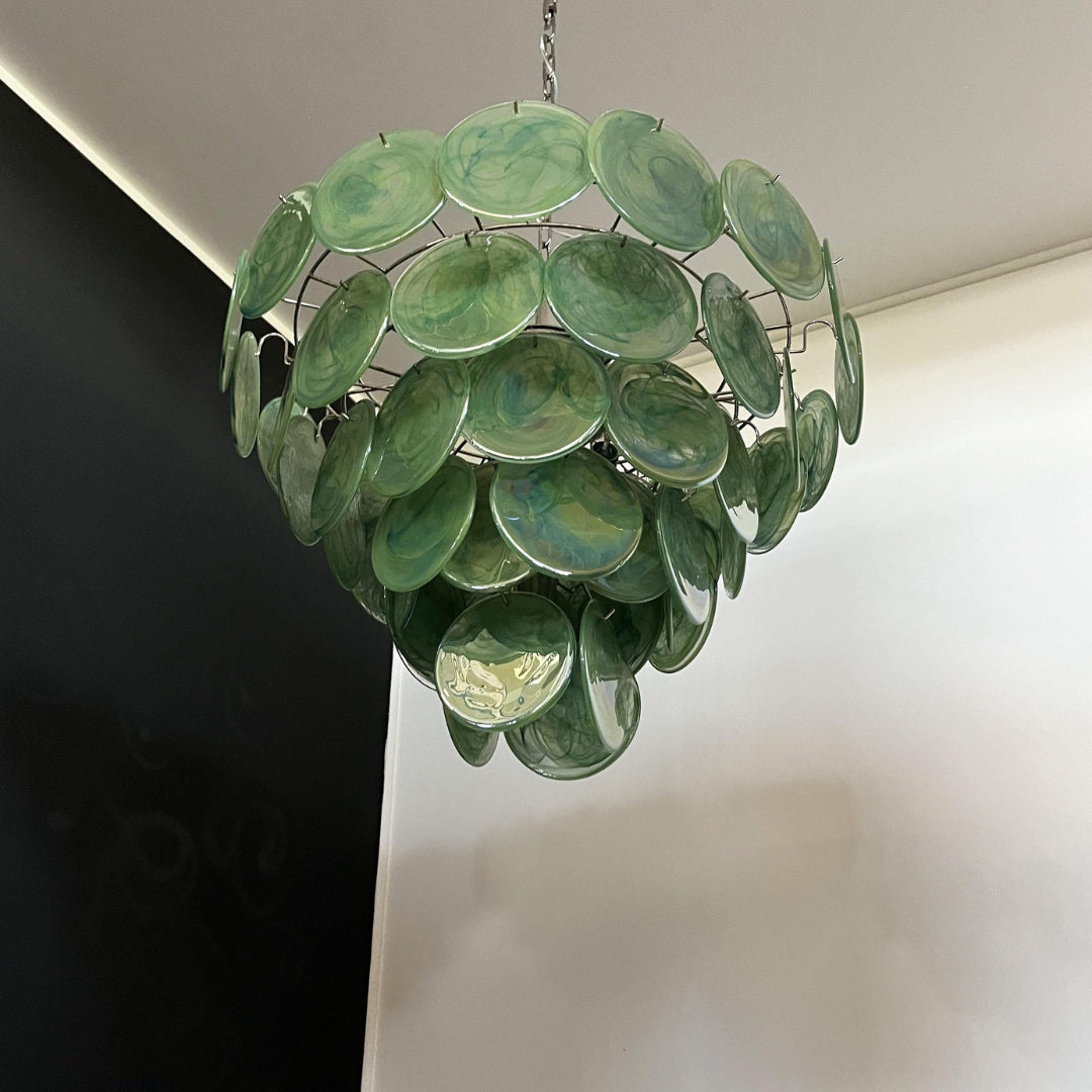 Murano Chandelier 57 Green