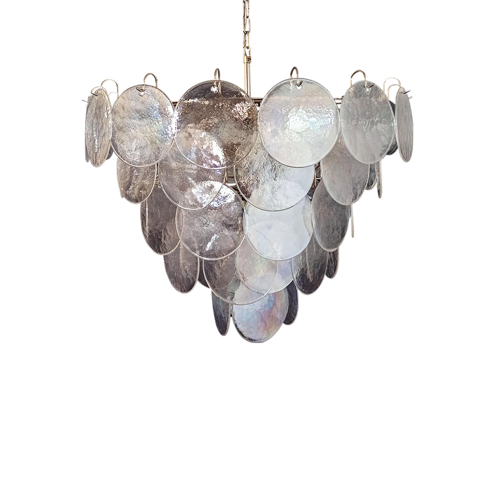 Murano Chandelier 57 Iridescent Glass