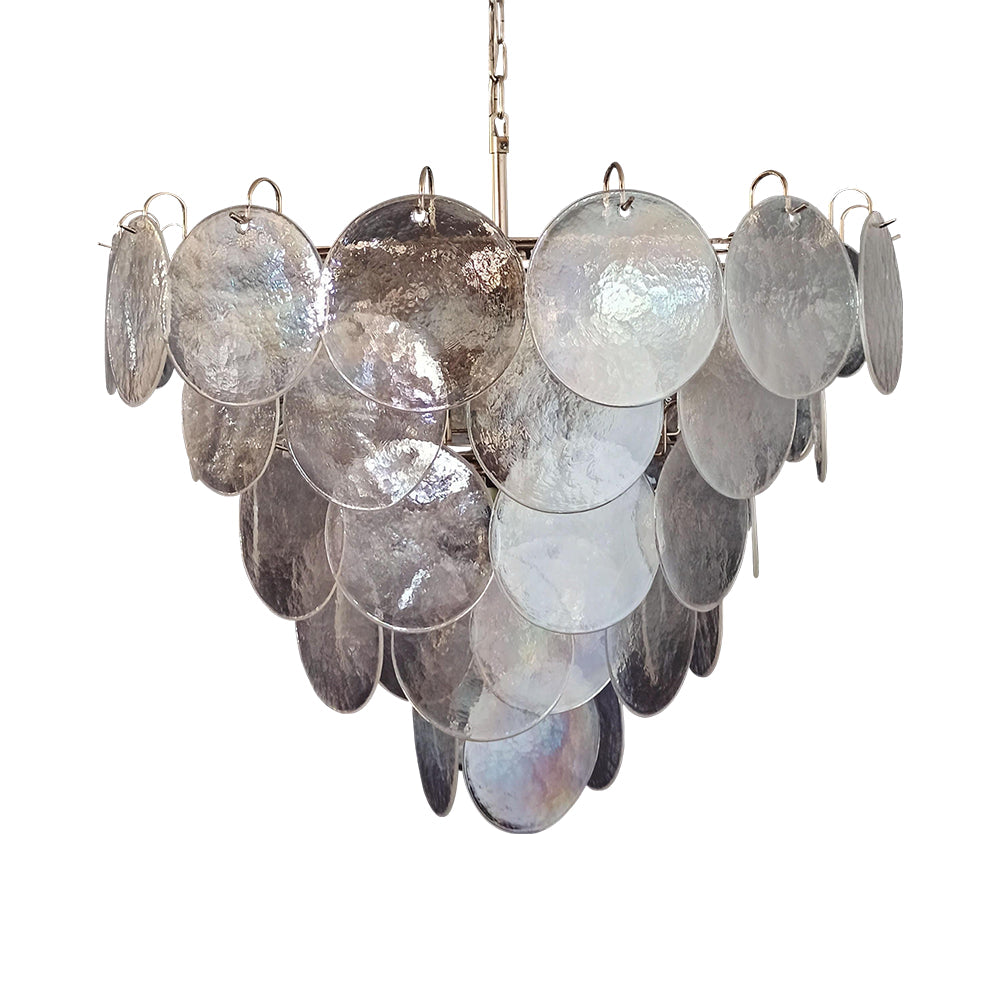 Murano Chandelier 57 Iridescent Glass