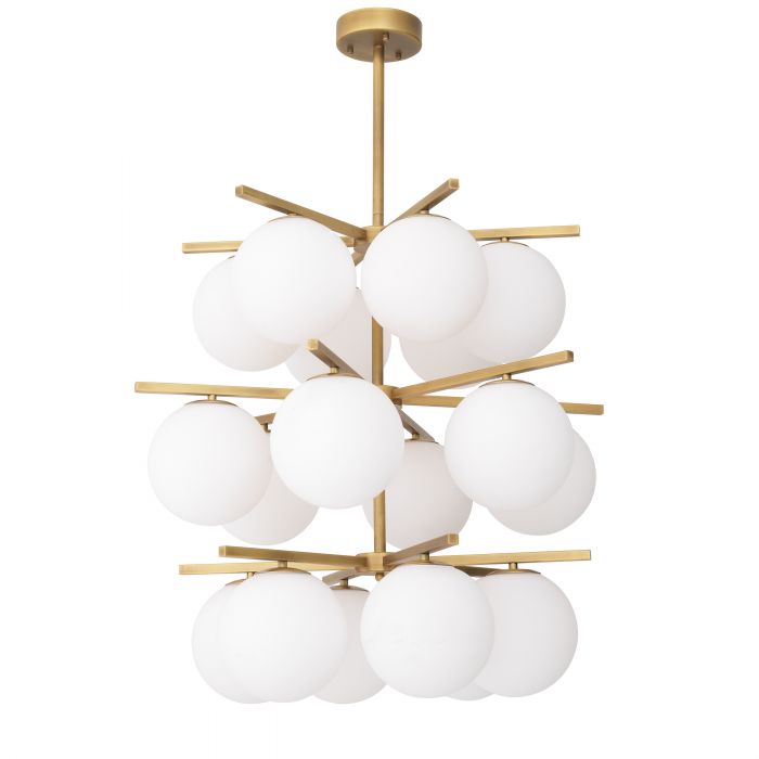 Noa Modern Brass Chandelier - Brass