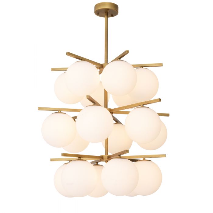 Noa Modern Brass Chandelier - Brass