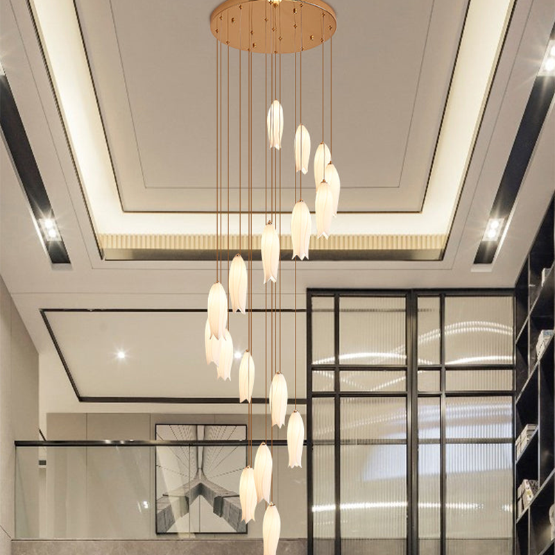 2023 New Arrival Elegant Flower Chandelier For Foyer/ Staircase