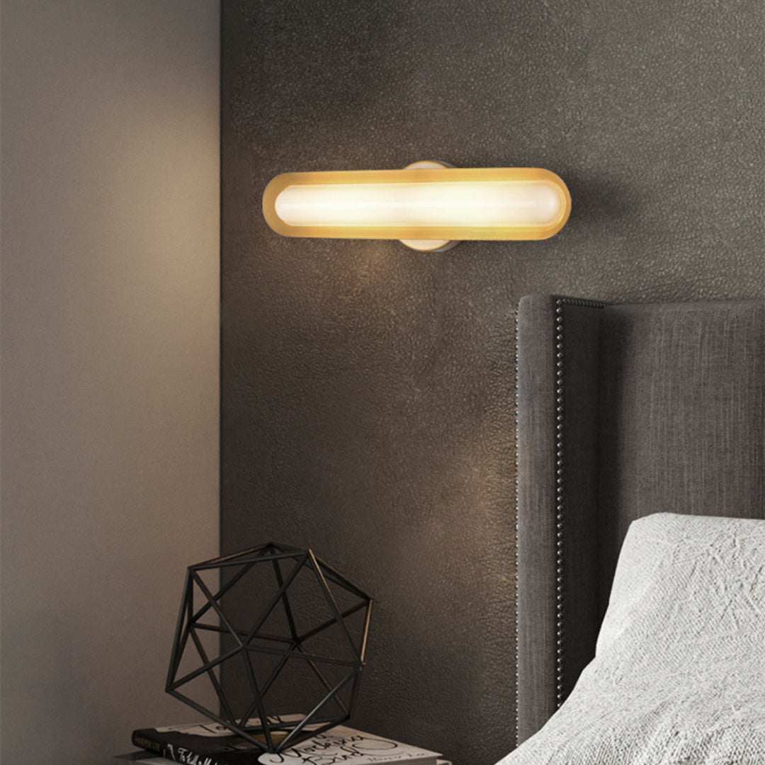 Oval Modern Metal Wall Light