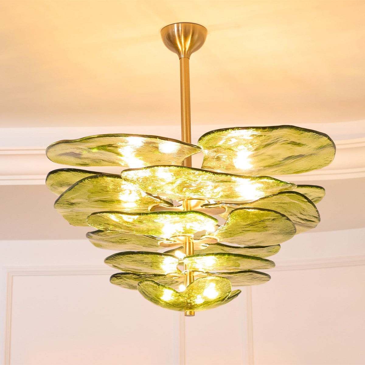 Petal Layered Murano Glass Chandelier