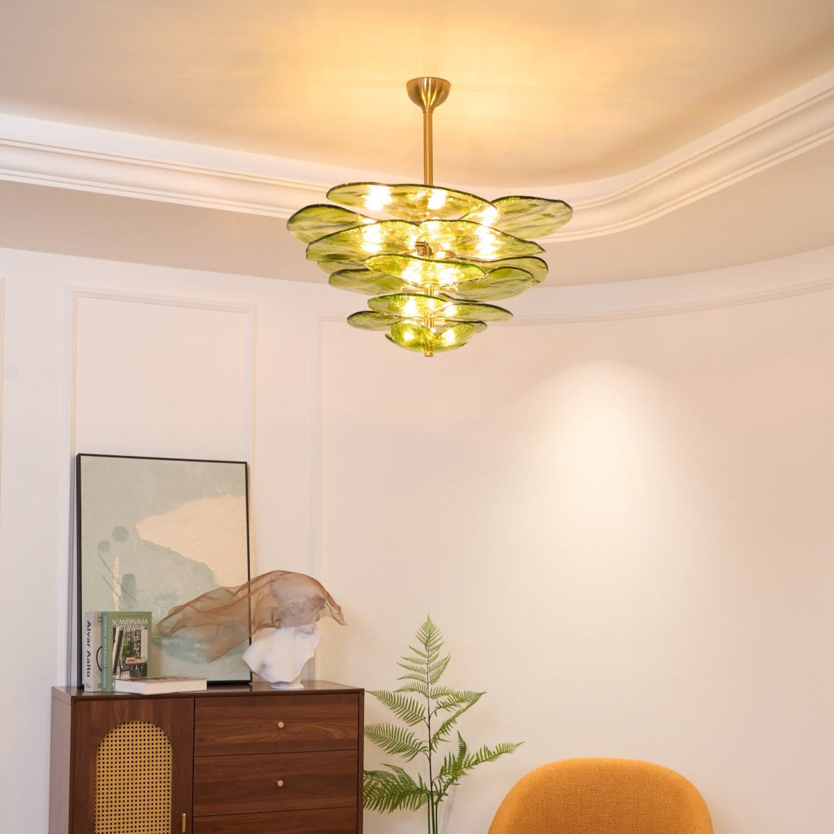 Petal Layered Murano Glass Chandelier