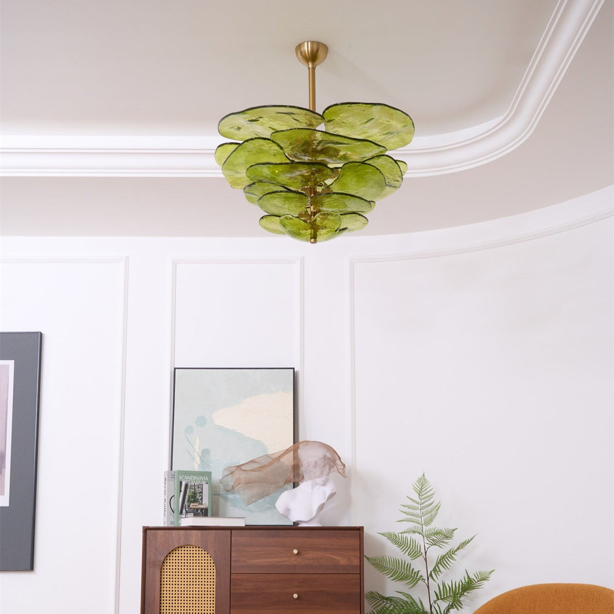 Petal Layered Murano Glass Chandelier