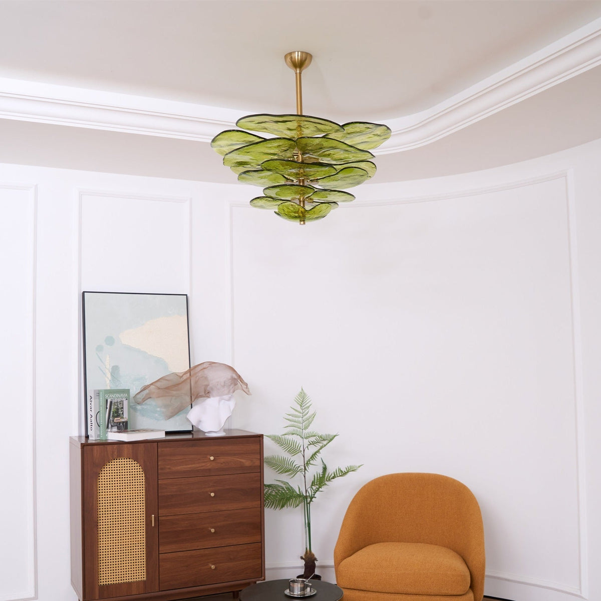 Petal Layered Murano Glass Chandelier