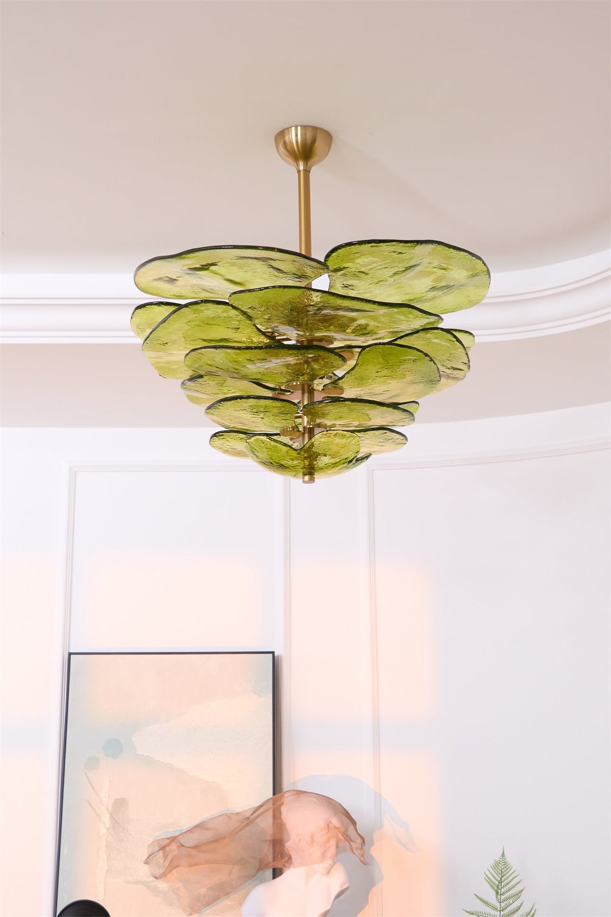 Petal Layered Murano Glass Chandelier