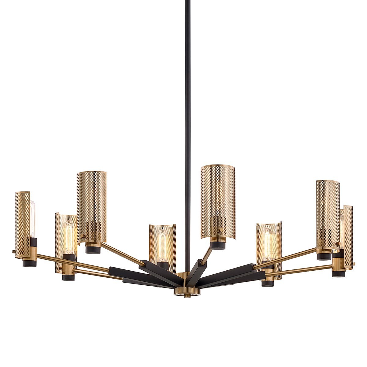 Pilsen Modern Brass Chandelier 2 Sizes - Troy Lighting