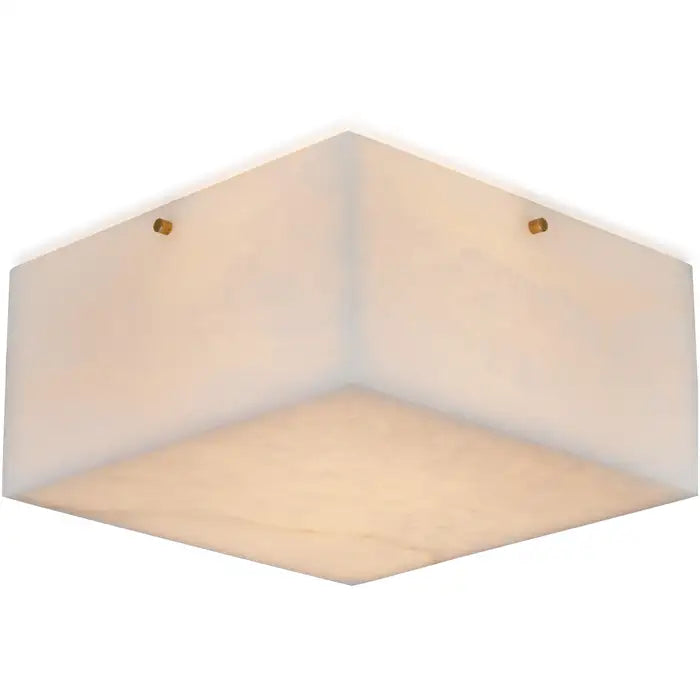 Large Alabaster Wall or Ceiling Flush Mount Lamp