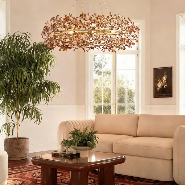 Fiore Crown Chandelier 39" 48" 60"