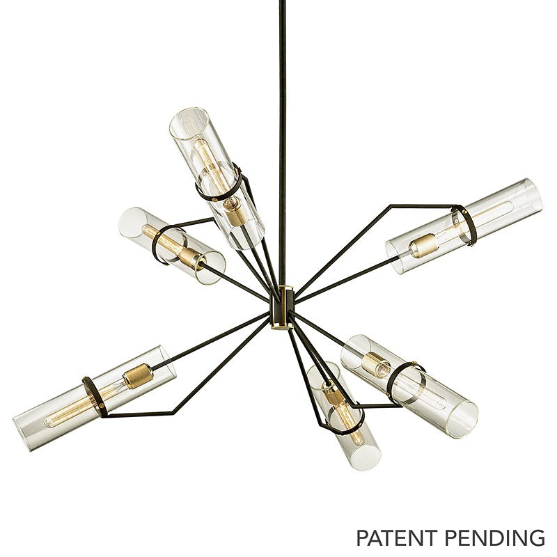 Raef Modern Chandelier - F6318-CE - Troy Lighting