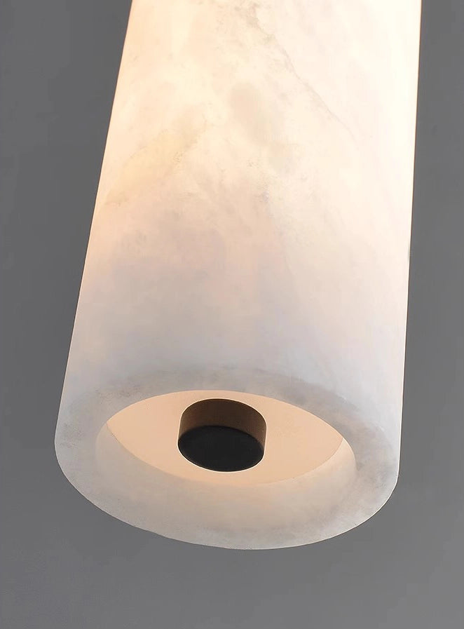 Simple marble pendant lamp