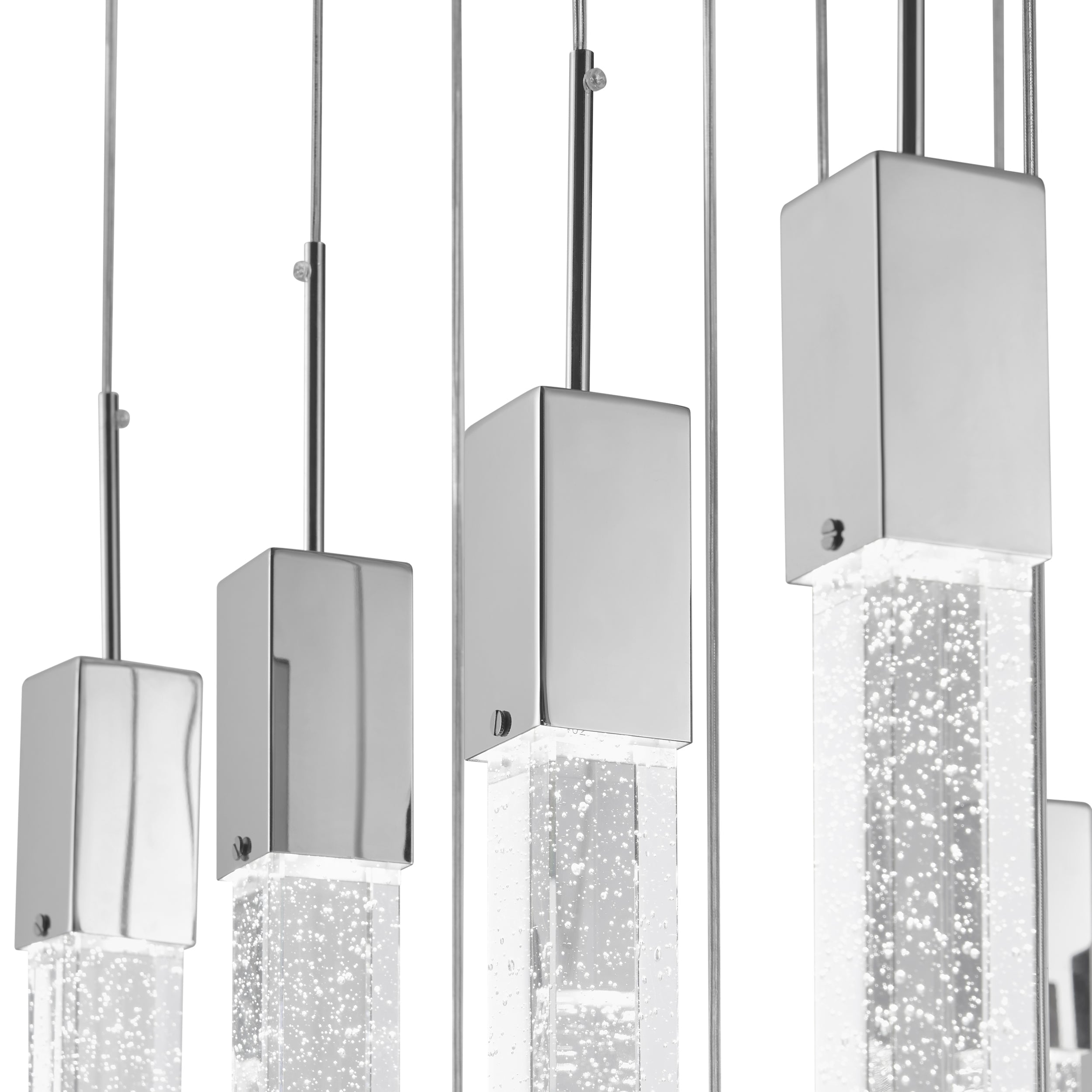 Sparkling Night Chandelier Vertical // XL  25  Light