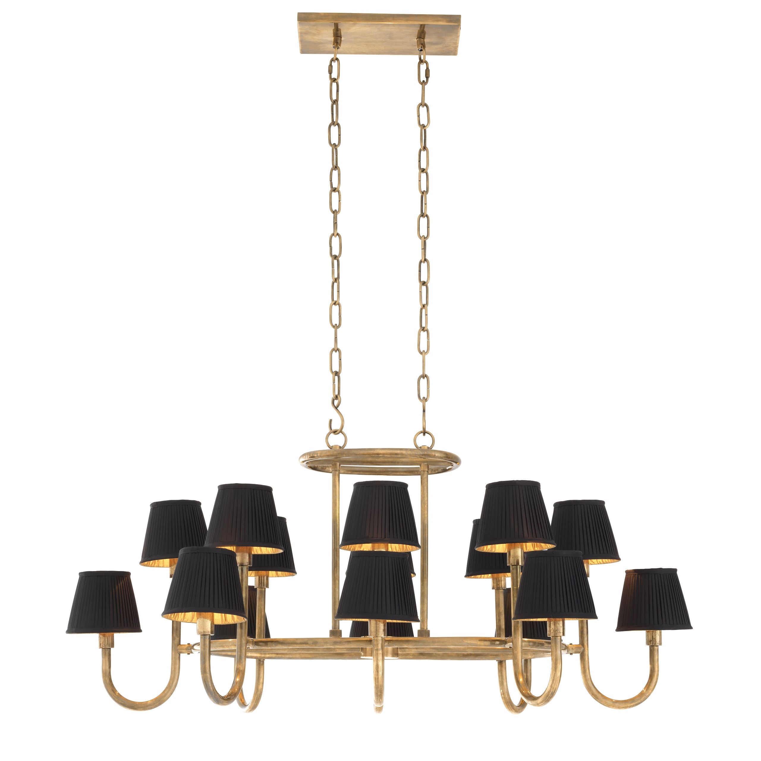 Sparrows Modern Brass Chandelier - Brass