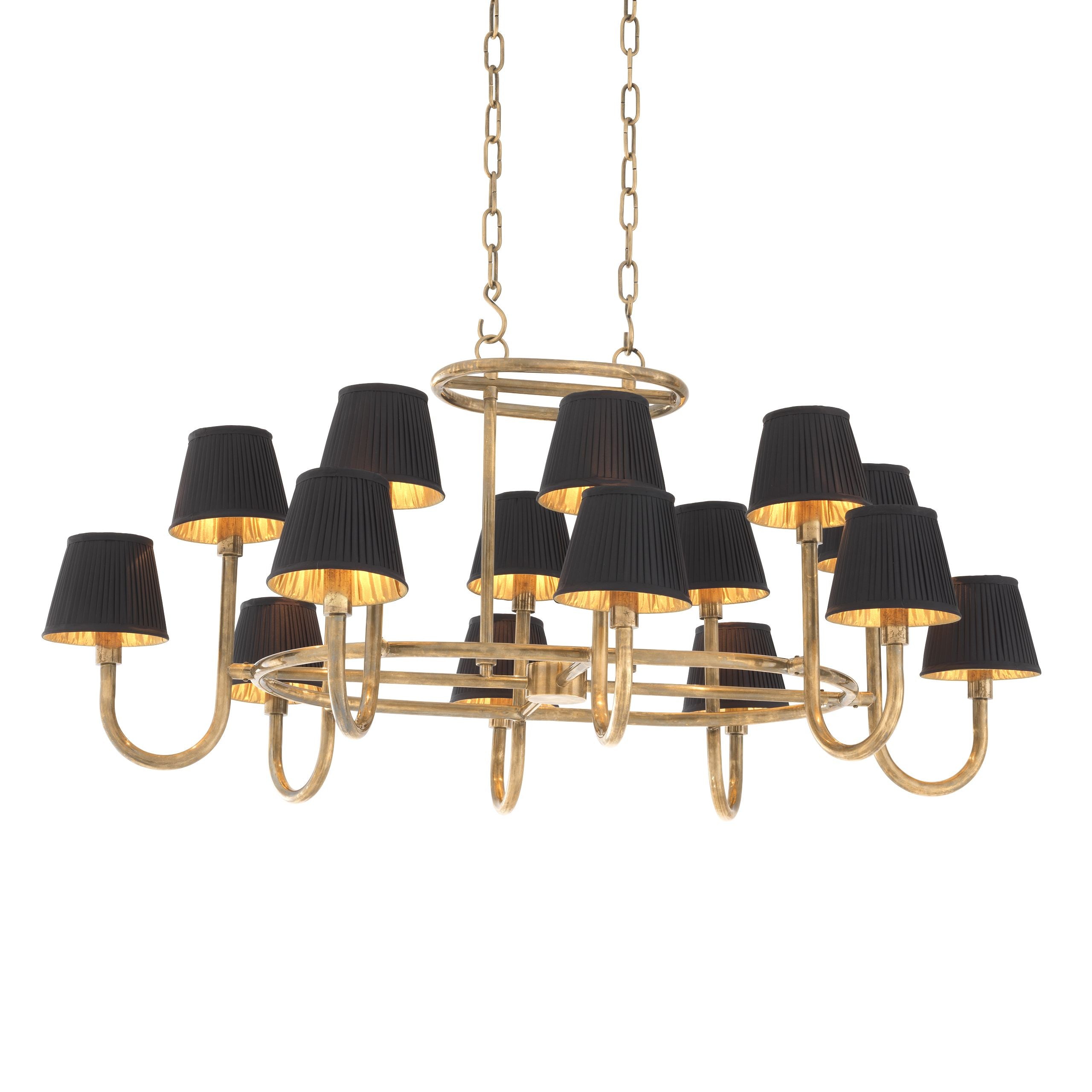 Sparrows Modern Brass Chandelier - Brass