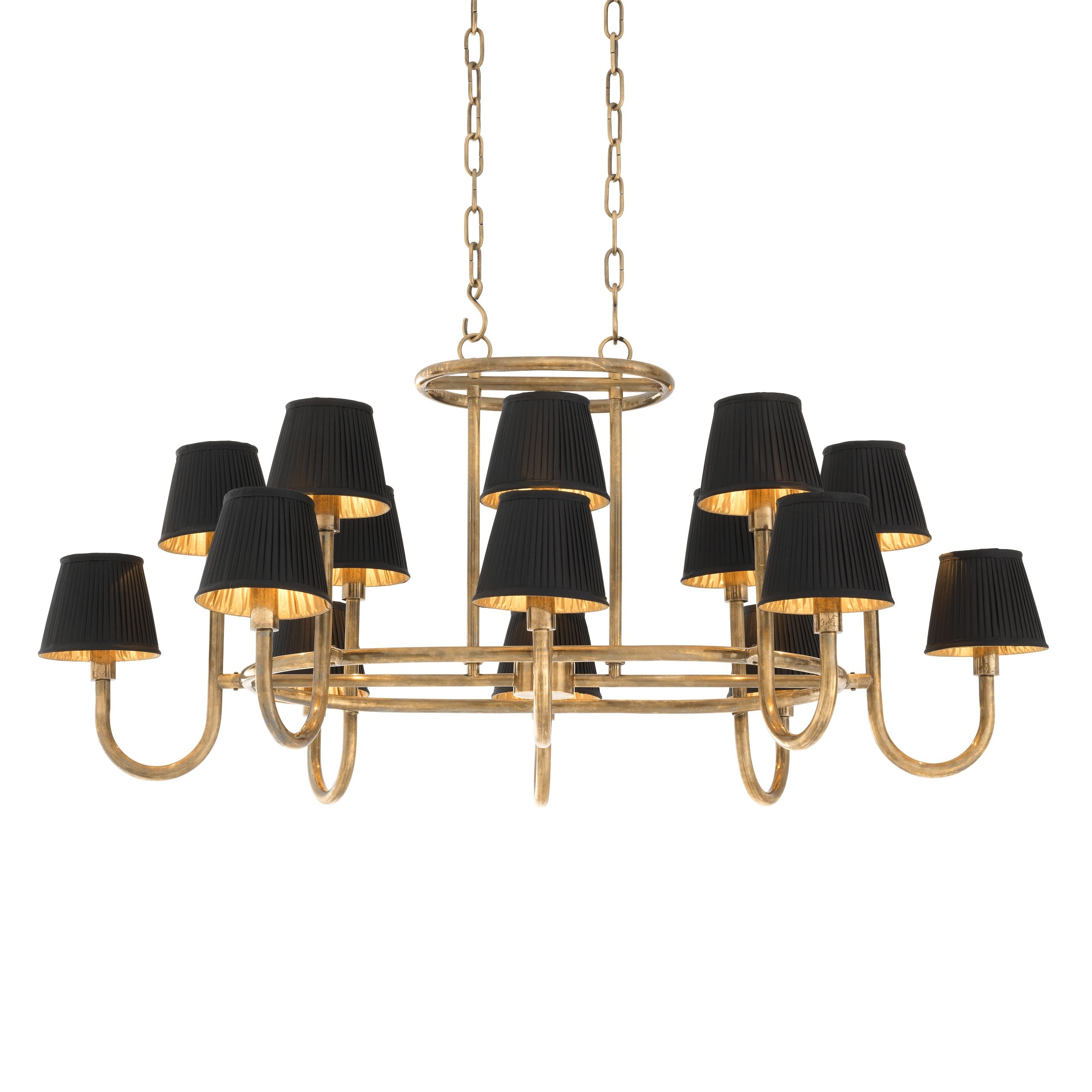 Sparrows Modern Brass Chandelier - Brass