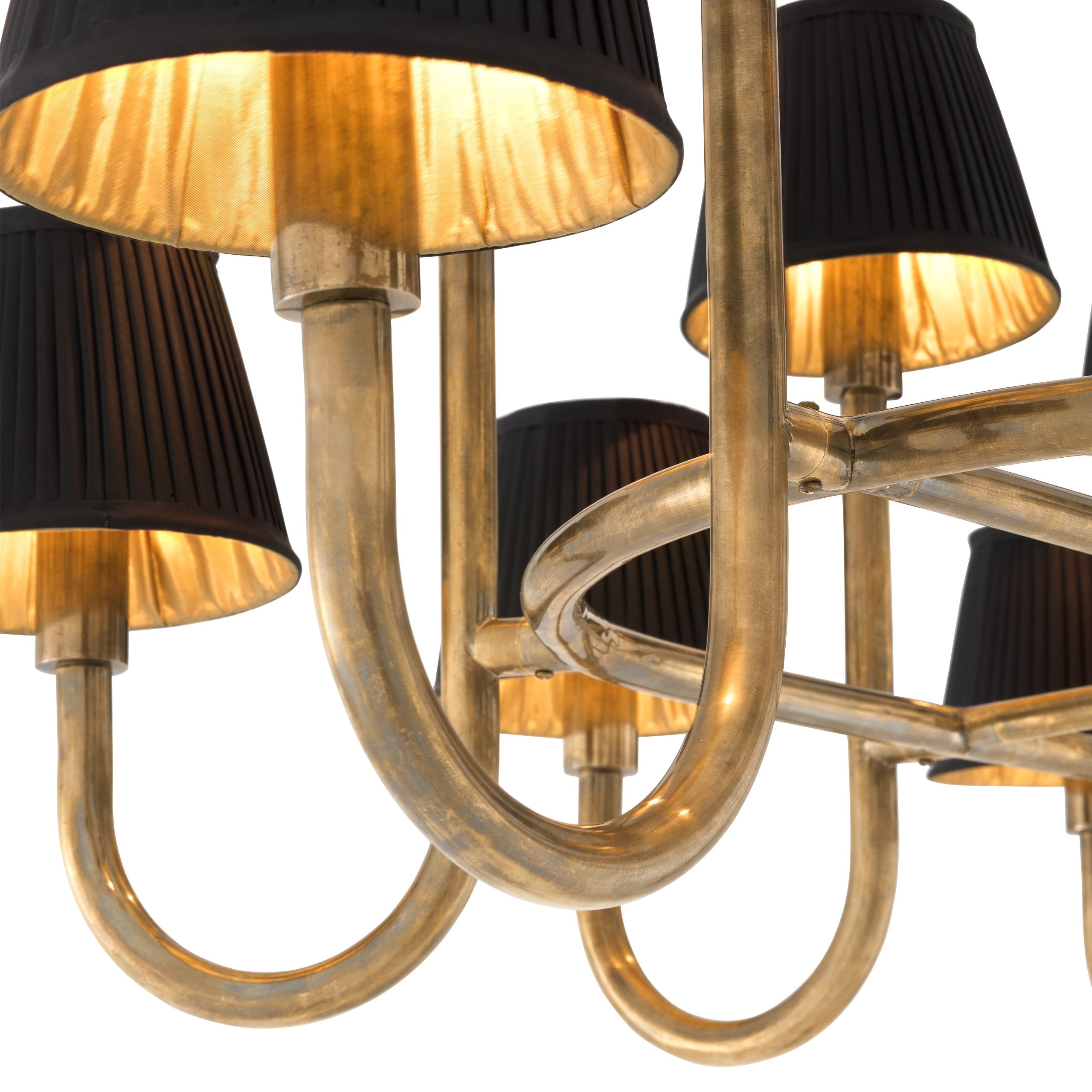 Sparrows Modern Brass Chandelier - Brass