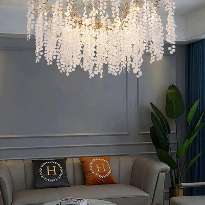 Luxury Spring Linear Branch Chandelier