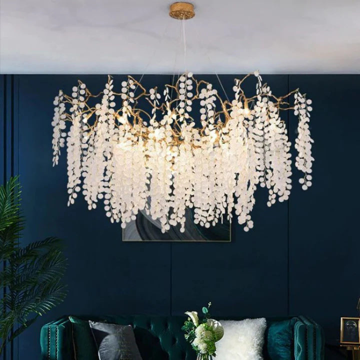 Luxury Spring Linear Branch Chandelier