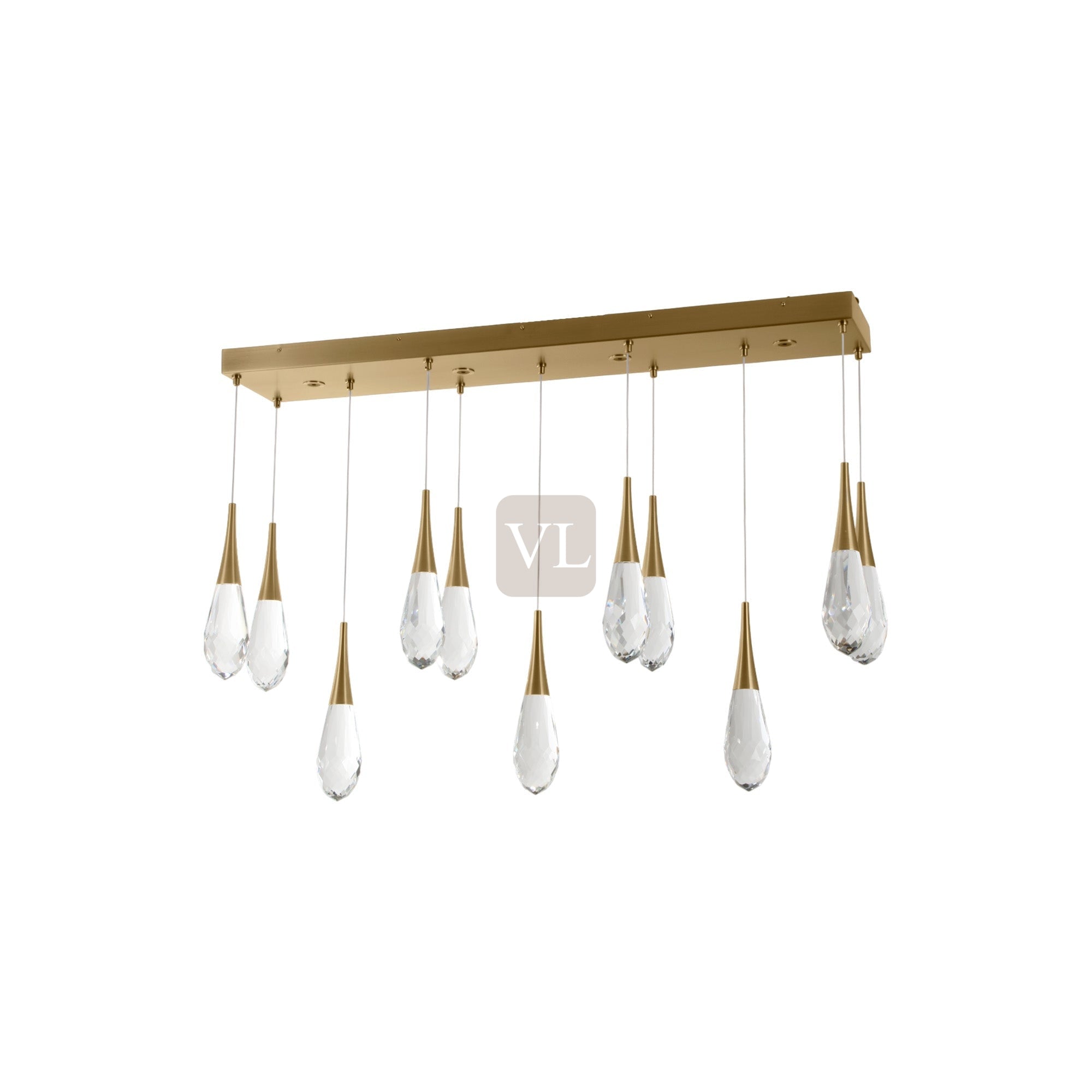 Crystal Drop LED Pendant Light